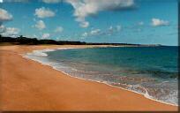 Photo - Molokai, Hawaii -  Papohaku, Hawaii's longest white sand beach