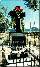 Photo - Kalaupapa - Father Damien's grave, Molokai, Hawaii
